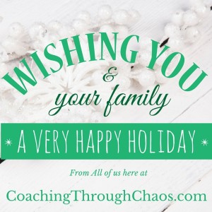 Happy Holidays from Coaching Through Chaos